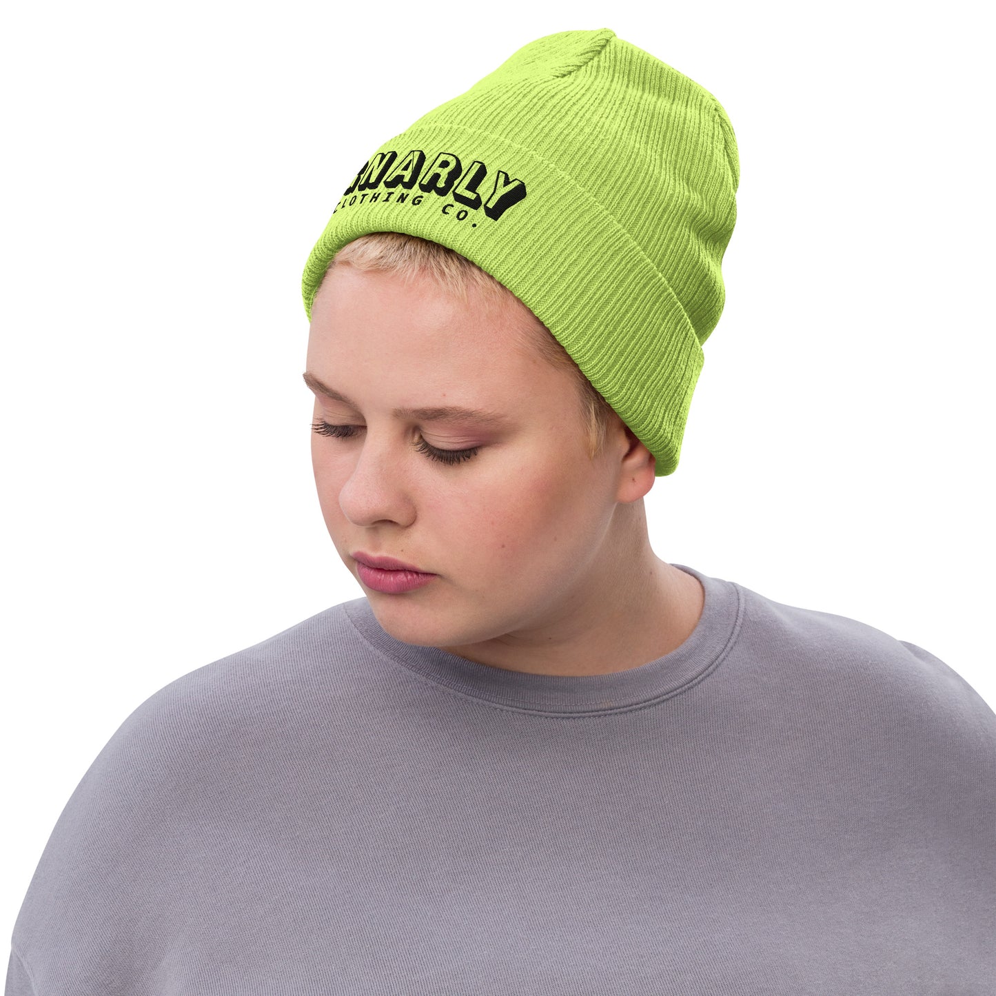 Unisex Embroidered Gnarly Beanie